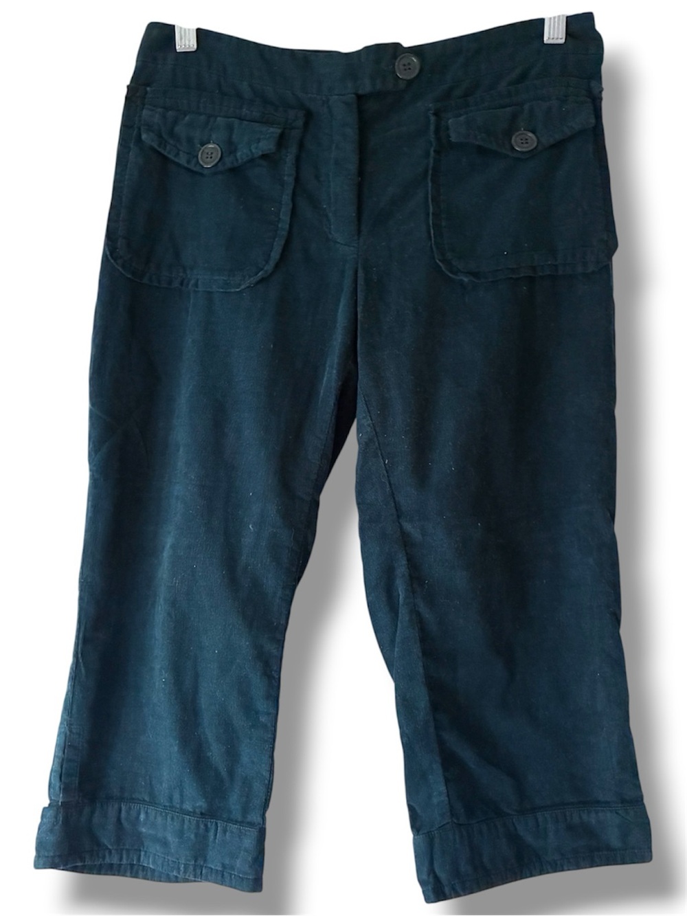 KOOKAÏ Dark green fine corduroy capris/ knickers (FR 38 / US 6)